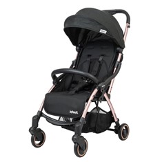 טיולון בעל קיפול אוטומטי דגם Moon שחור שלד זהב