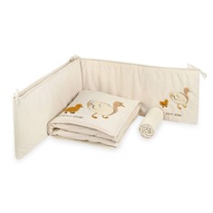 סט מצעים למיטת תינוק דגם Little Chick