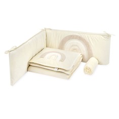 סט מצעים למיטת תינוק דגם Rainbow