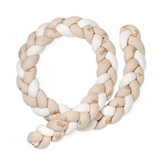 כרית נחשוש צמה קלועה דגם ורדים מודפס