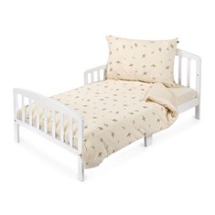 סט מצעים למיטת יחיד דגם ציפורים נודדות