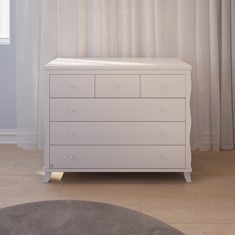 שידה לתינוק רוחב 120 סמ מאובזרת במסילות טריקה שקטה דגם ויקטוריה