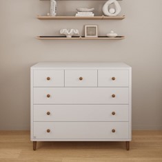 שידה לתינוק רוחב 120 סמ מאובזרת במסילות טריקה שקטה במהדורת Studio Boutique Collection דגם כנרת