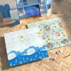 שטיח פעילות מתקפל עשוי XPE איכותי דו-צדדי בגודל 180X195 עובי 1 סמ דגם Ocean