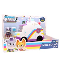 רכב וואן גדול כולל דמות מסדרת חקירות חיתיות דגם Mice Squad Van