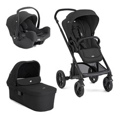 עגלה לתינוק משולבת 3 חלקים כולל אמבטיה, טיולון וסלקל דגם Chrome2 Trio