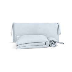 סט מצעים למיטת תינוק דגם תכלת OS