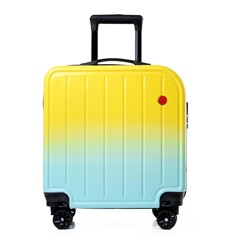 טרולי לילד בגודל 20 אינץ דגם צהוב תכלת