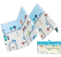 שטיח פעילות מתקפל עשוי XPE איכותי דו-צדדי בגודל 180X195 עובי 1 סמ דגם Ocean